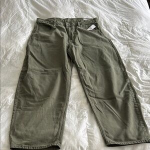 GAP Olive Green Barrel Pants